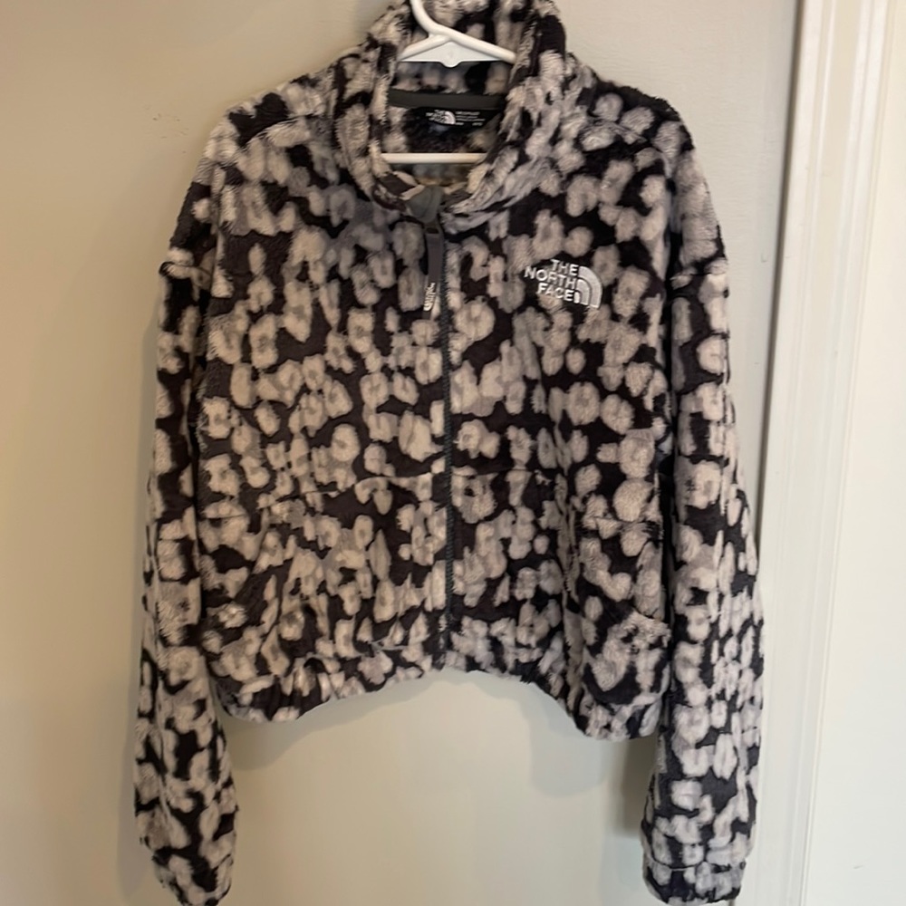 The North Face girls, size M, leopard fleece Osilita